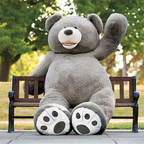 Giant bear stuffed animal - American Made Giant Stuffed Elephant 48 Inch Soft Big Plush Realistic Jungle Animal. Big Plush® (Made in the USA with All American-made materials) $499.99. 176874436. SKU: 176874436. Availability: Ships from New Jersey. Weight: